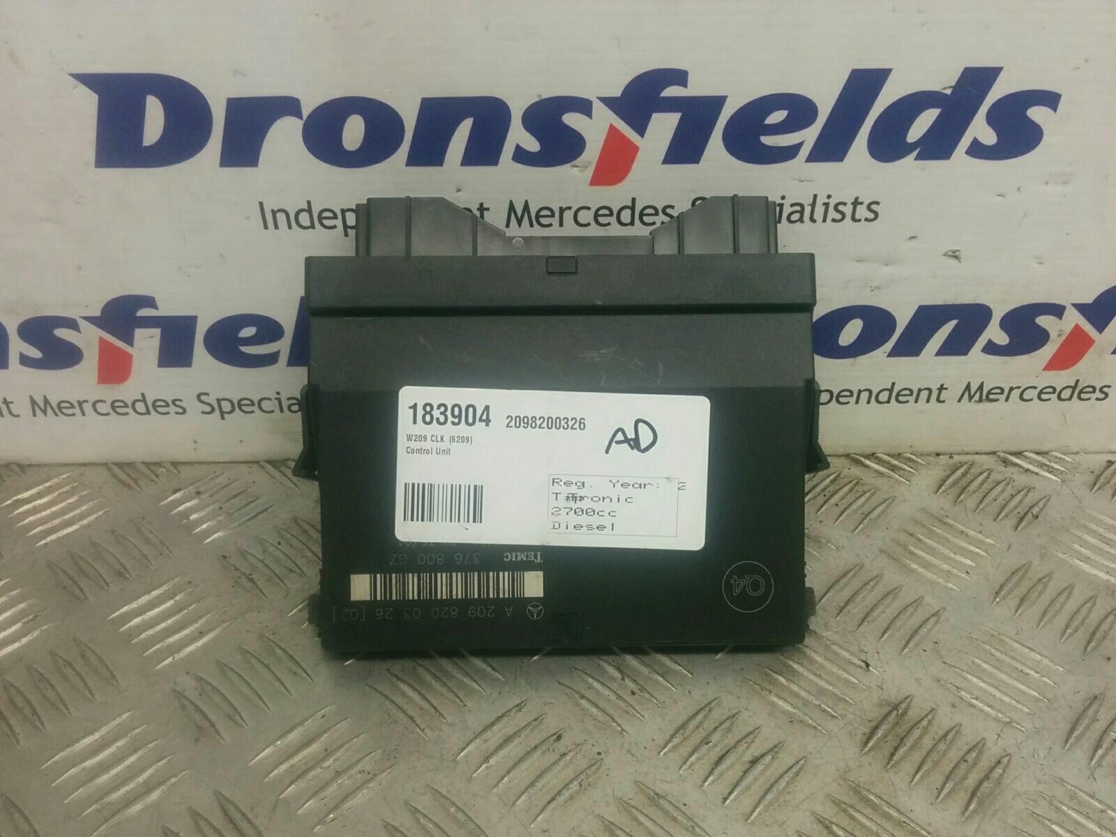 View Auto part ECU Mercedes Clk 2003