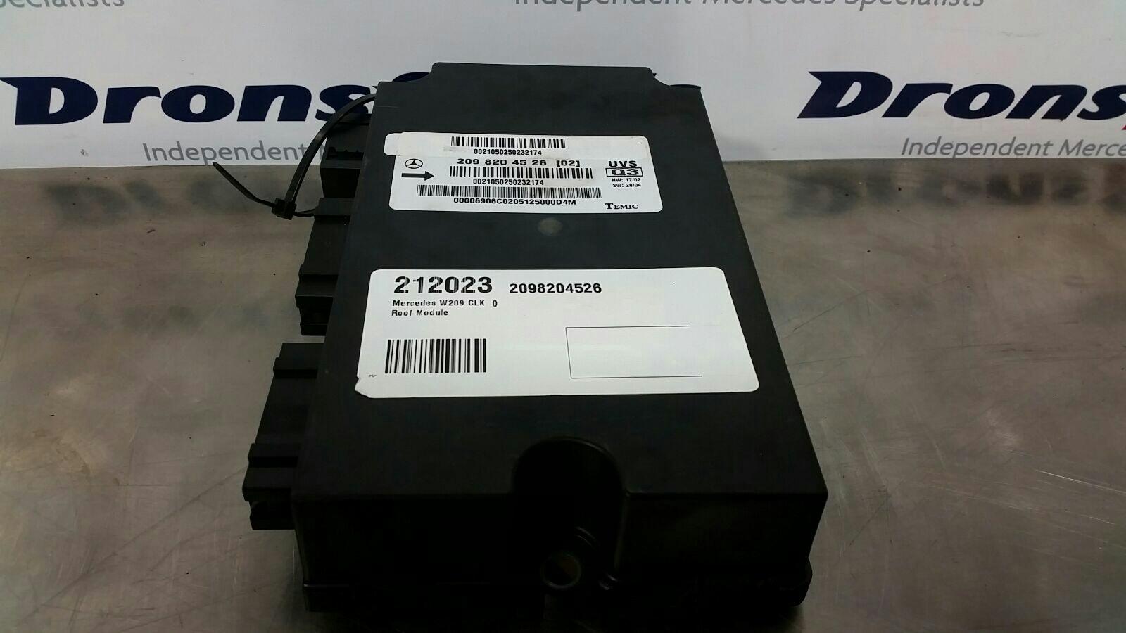 View Auto part Misc. Relay Mercedes Clk 2007