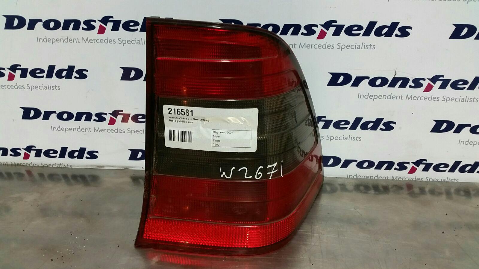 View Auto part R Taillight Mercedes C Class 2001
