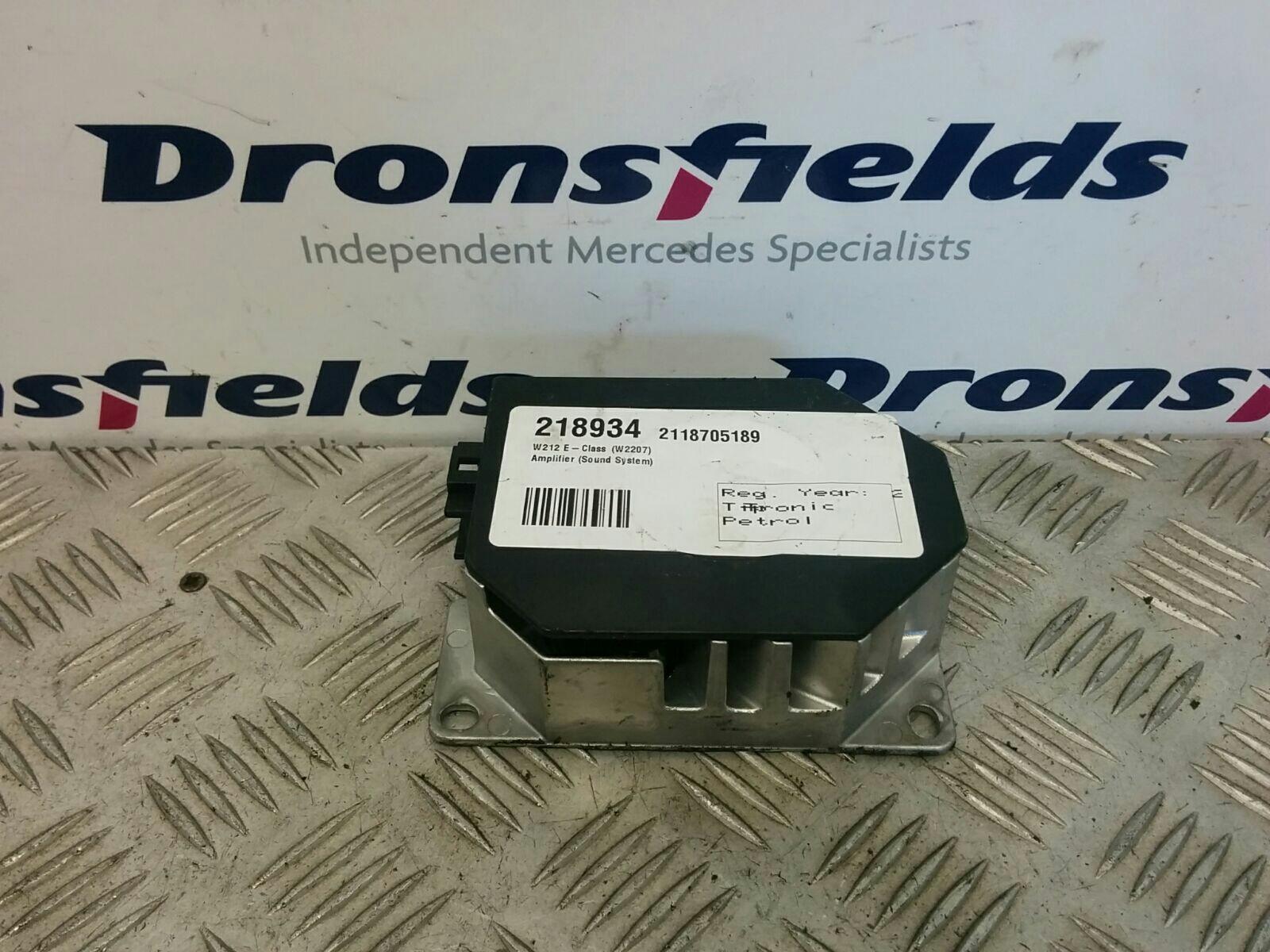 View Auto part Amplifier Unit Mercedes E Class 2014