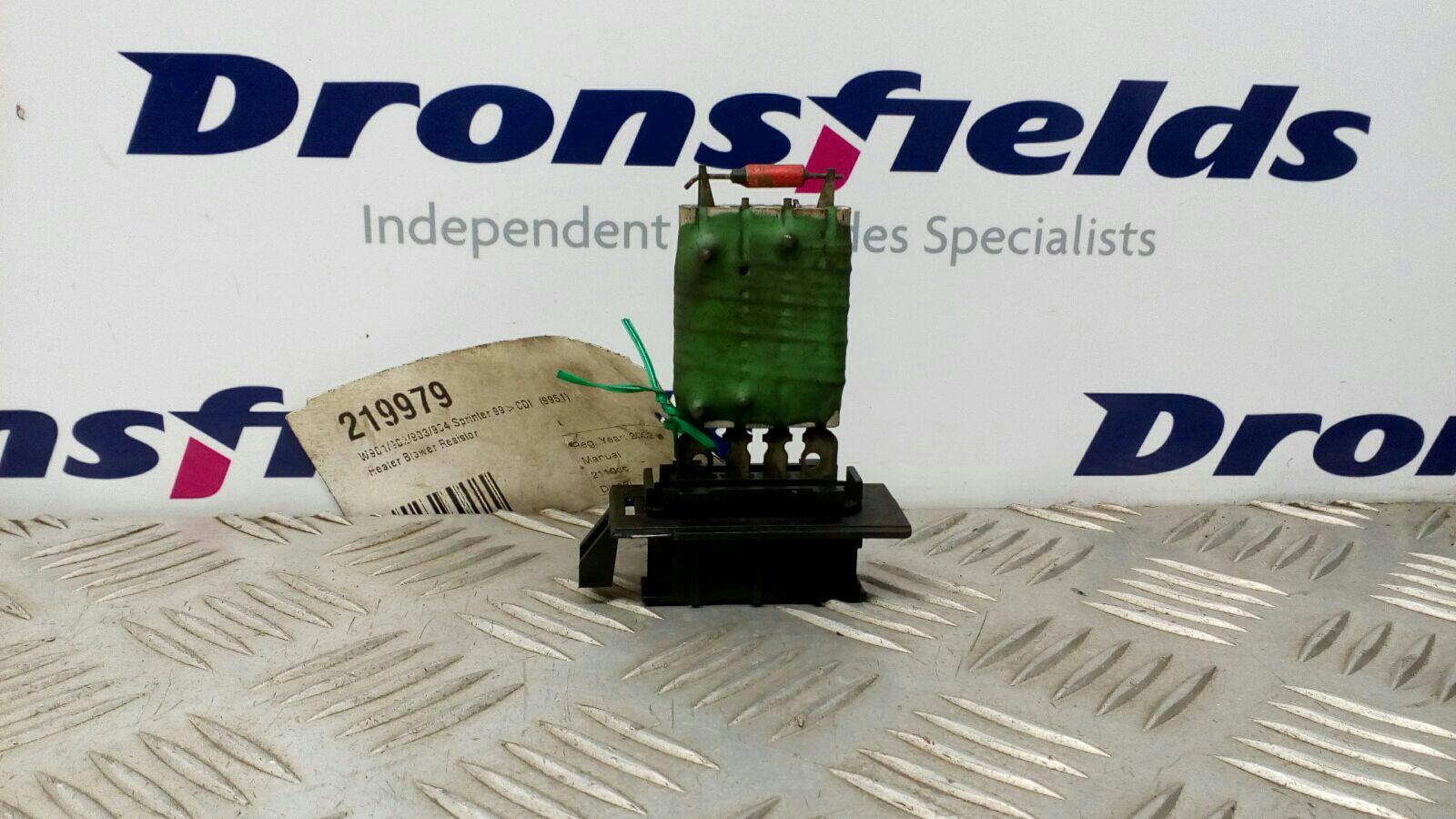 View Auto part Heater Rheostat Mercedes Sprinter 2002