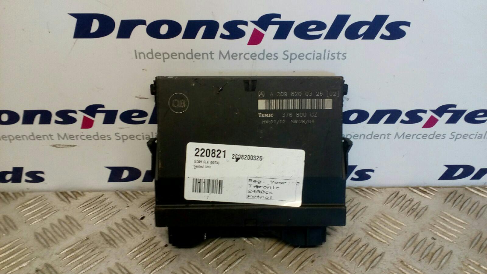 View Auto part ECU Mercedes Clk 2002