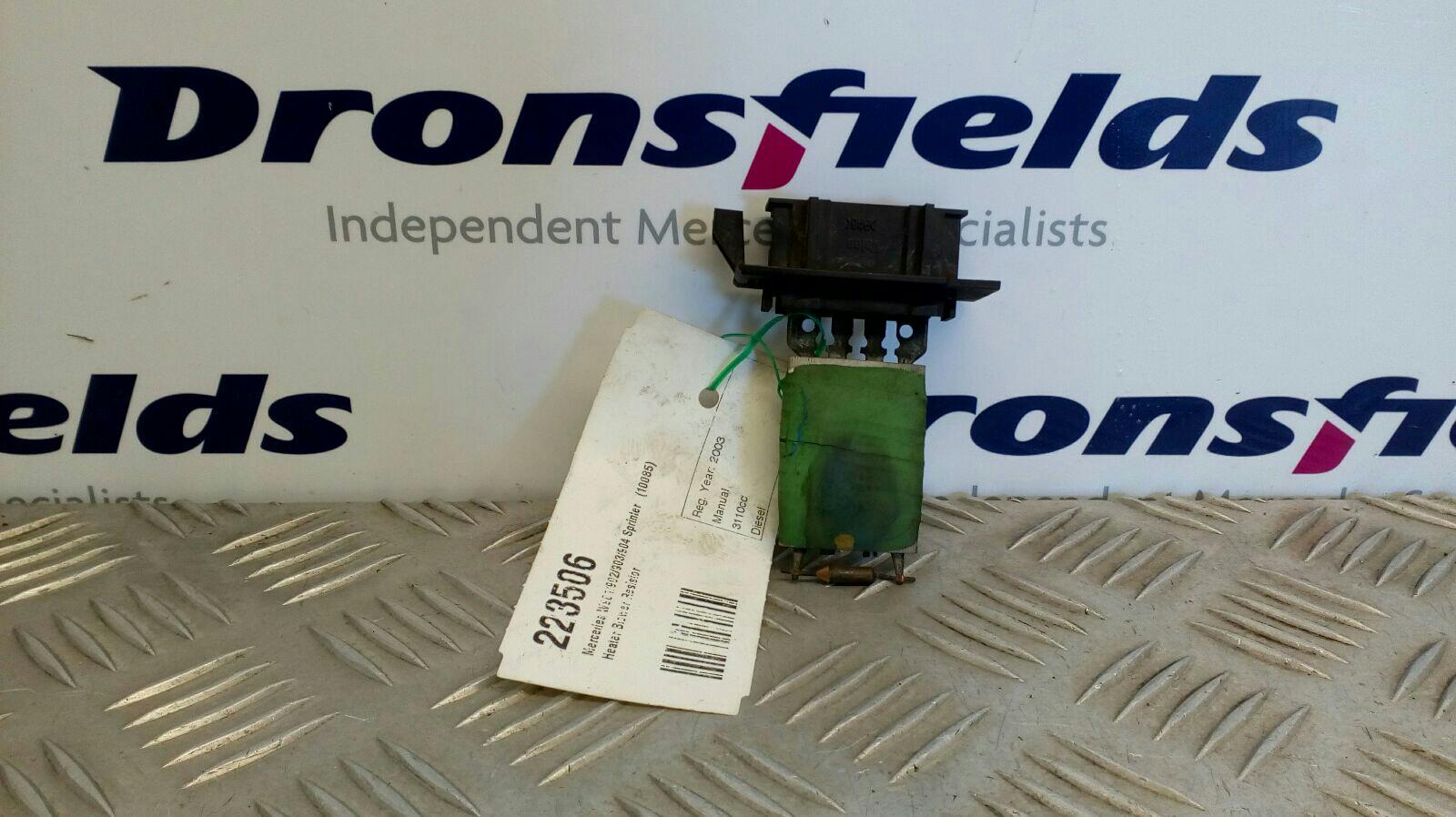 View Auto part Heater Rheostat Mercedes Sprinter 2003