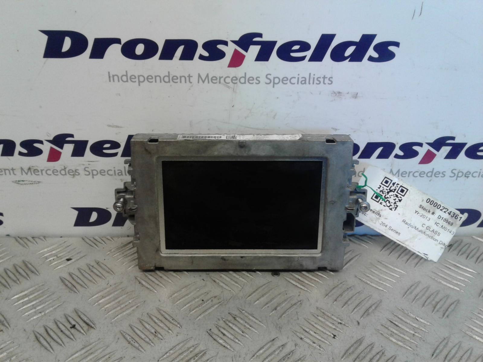 View Auto part Radio Display Mercedes C Class 2013