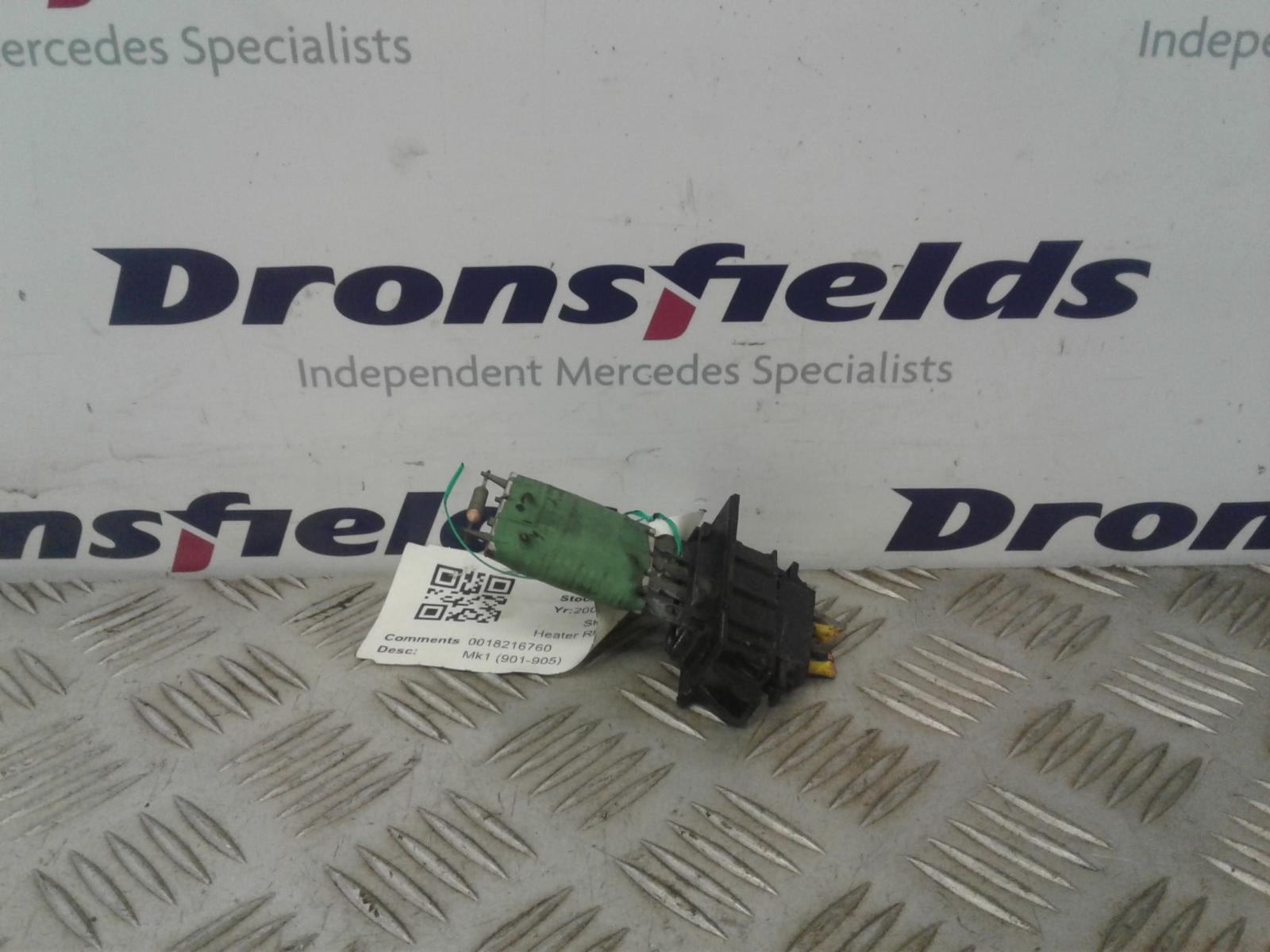 View Auto part Heater Rheostat Mercedes Sprinter 2004
