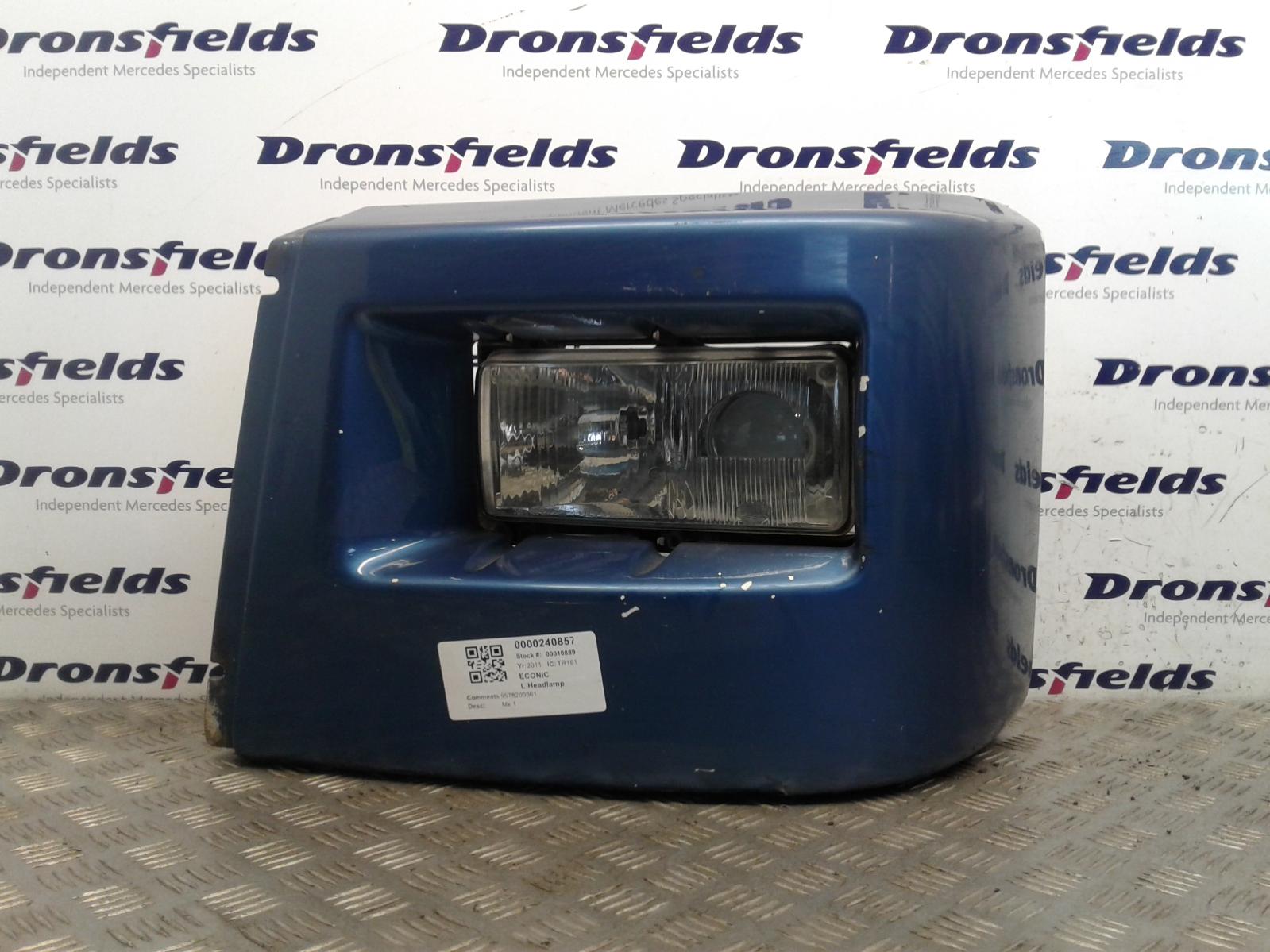 View Auto part L Headlamp Mercedes Econic 2011