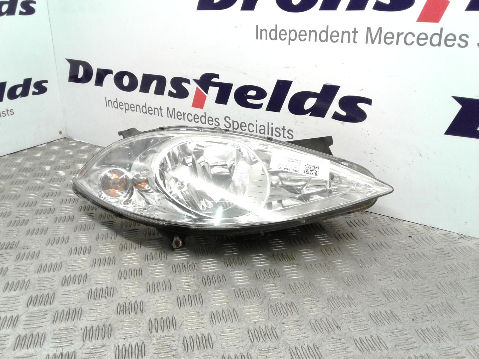 View Auto part R Headlamp Mercedes A Class 2006