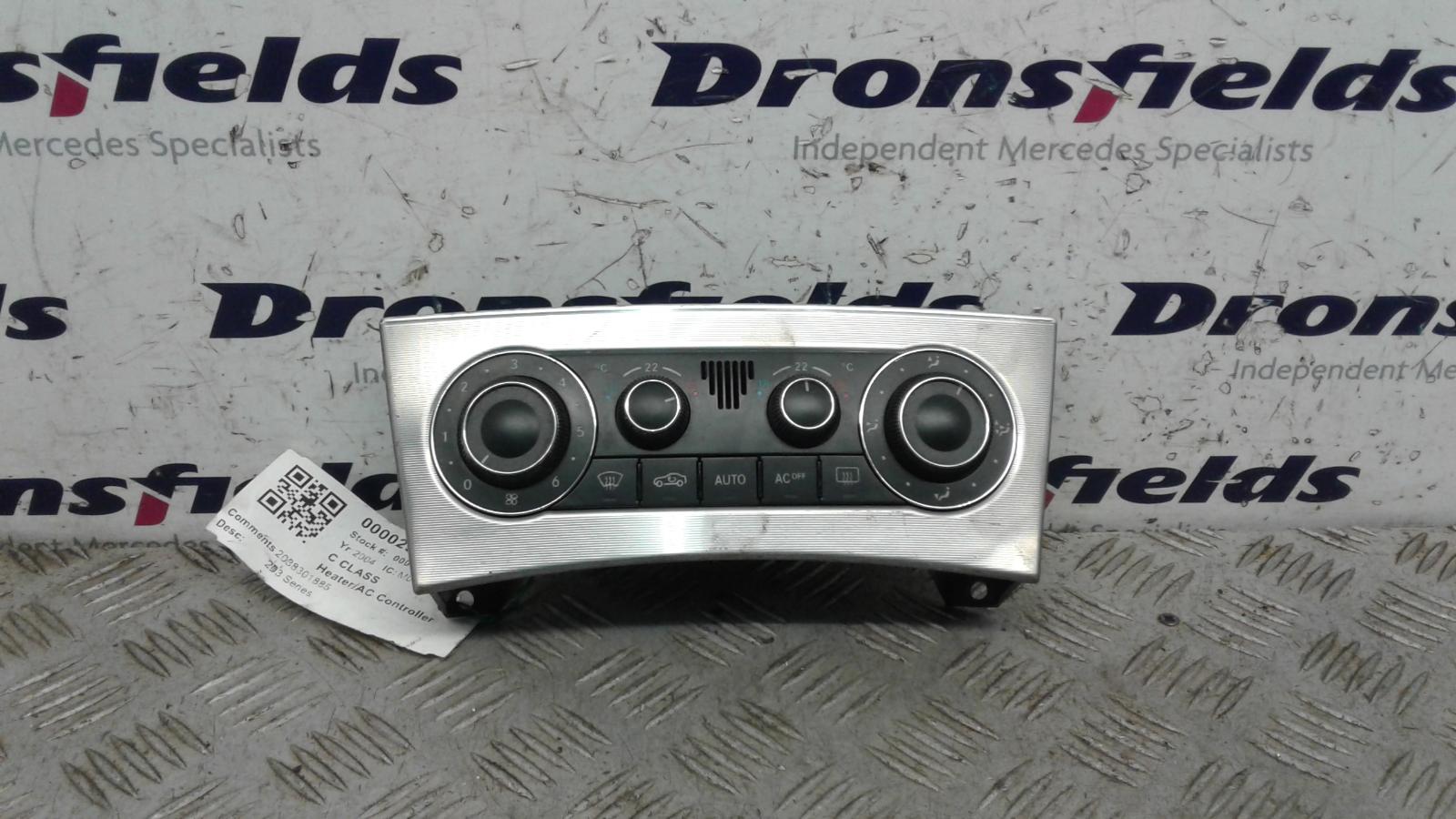 View Auto part Heater/AC Controller Mercedes C Class 2004