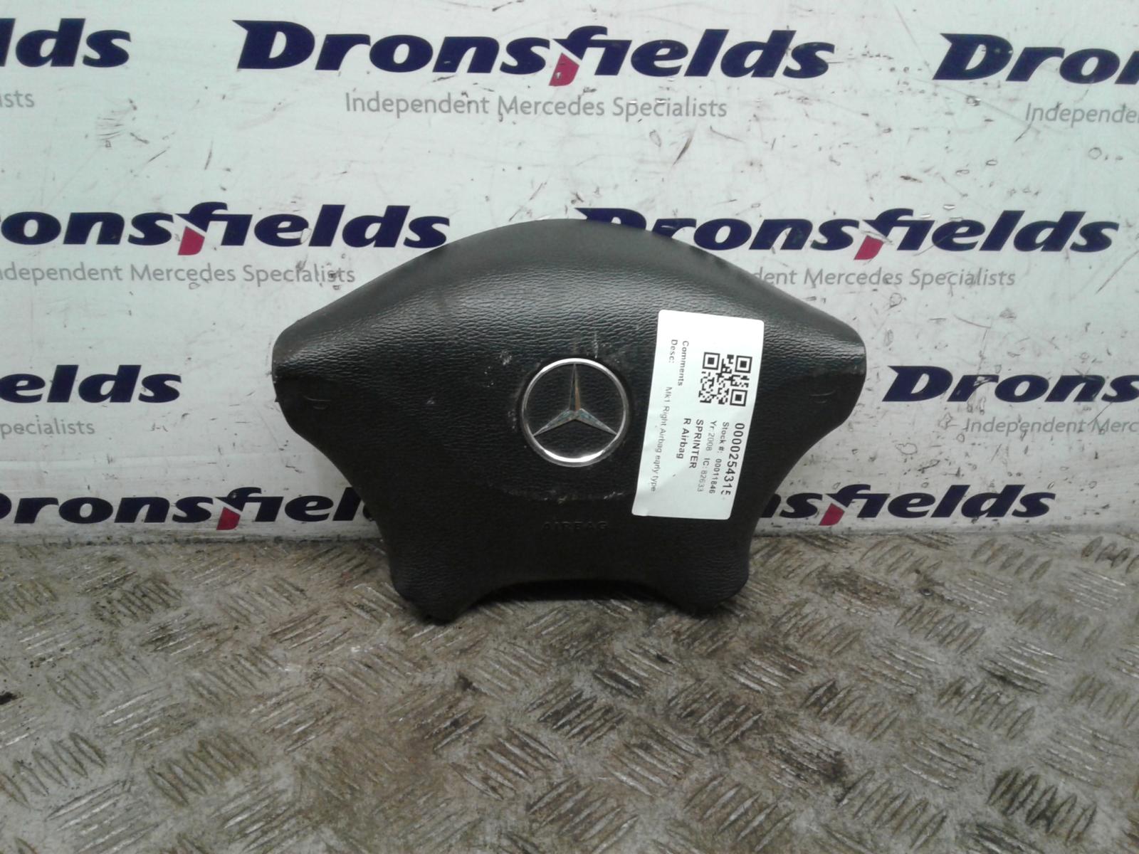 View Auto part R Air Bag Mercedes Sprinter 2008