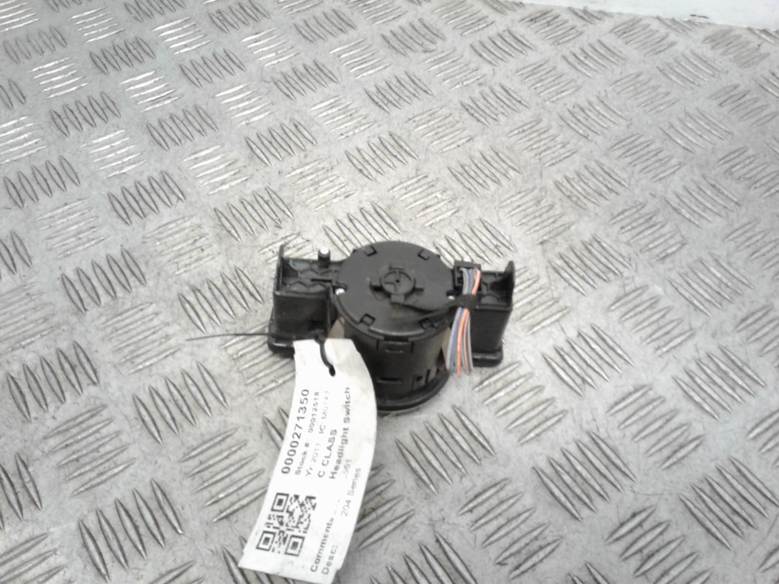 View Auto part Headlight Switch Mercedes C Class 2011