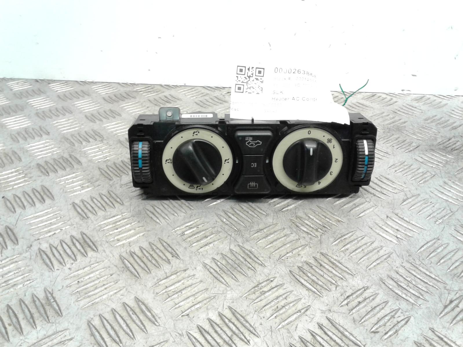 View Auto part Heater/AC Controller Mercedes Slk 1999