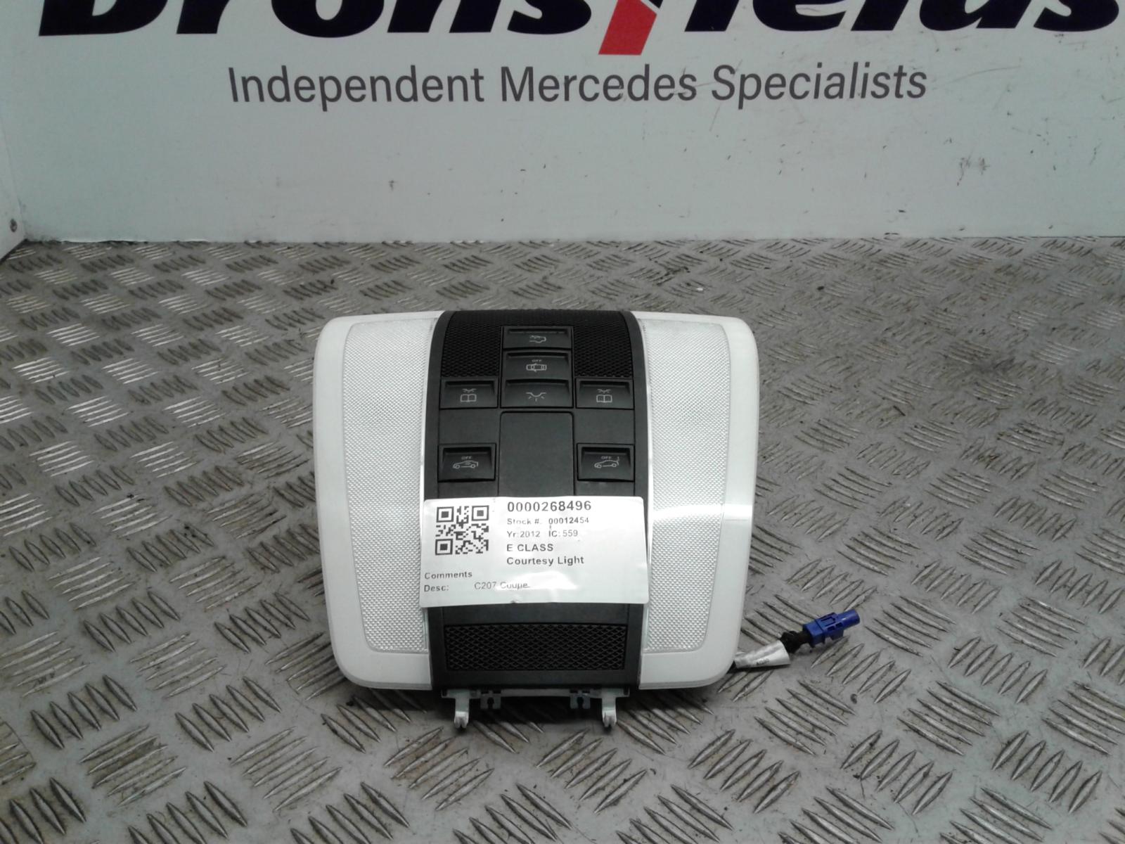 View Auto part Courtesy Light Mercedes E Class 2012