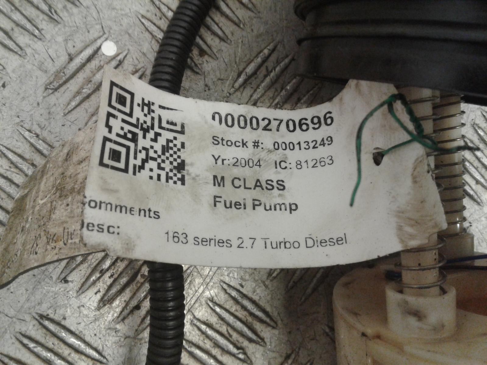 View Auto part Fuel Pump Mercedes M Class 2004