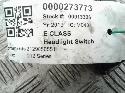 View Auto part Headlight Switch Mercedes E Class 2013