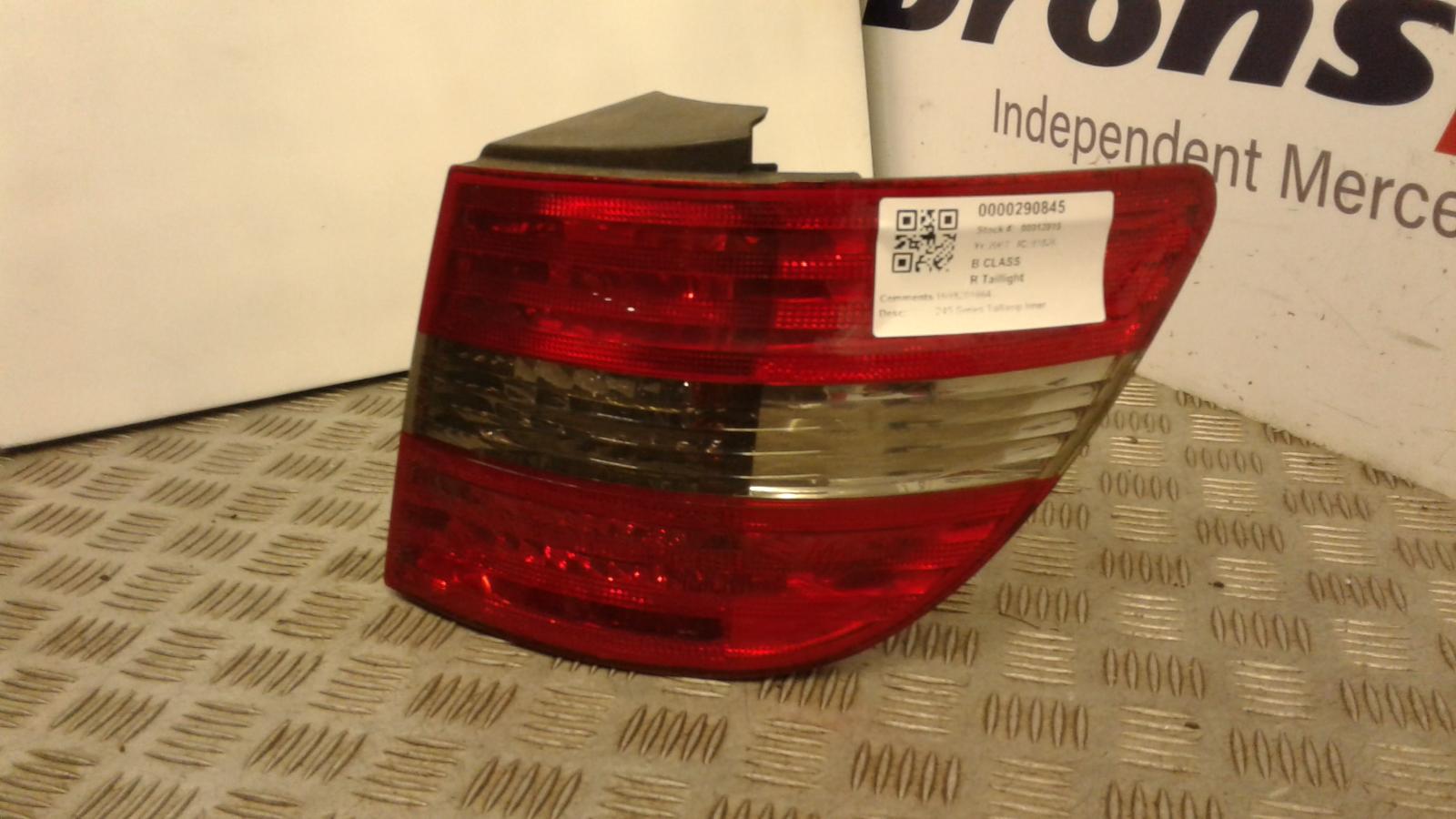 View Auto part R Taillight Mercedes B Class 2007