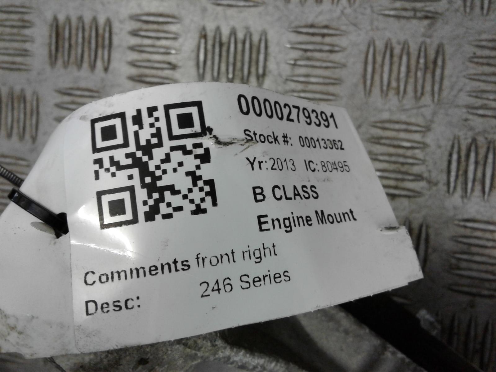 View Auto part Engine Mount Mercedes B Class 2013