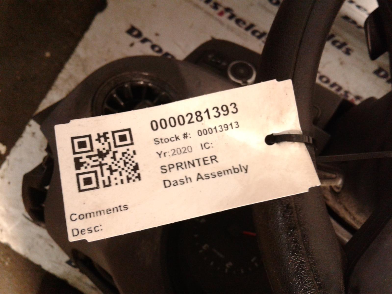 View Auto part Dash Assembly Mercedes Sprinter 2020