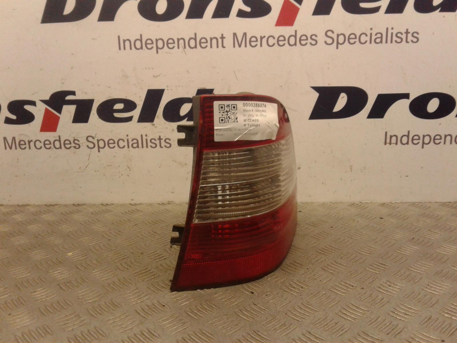 View Auto part R Taillight Mercedes M Class 2003