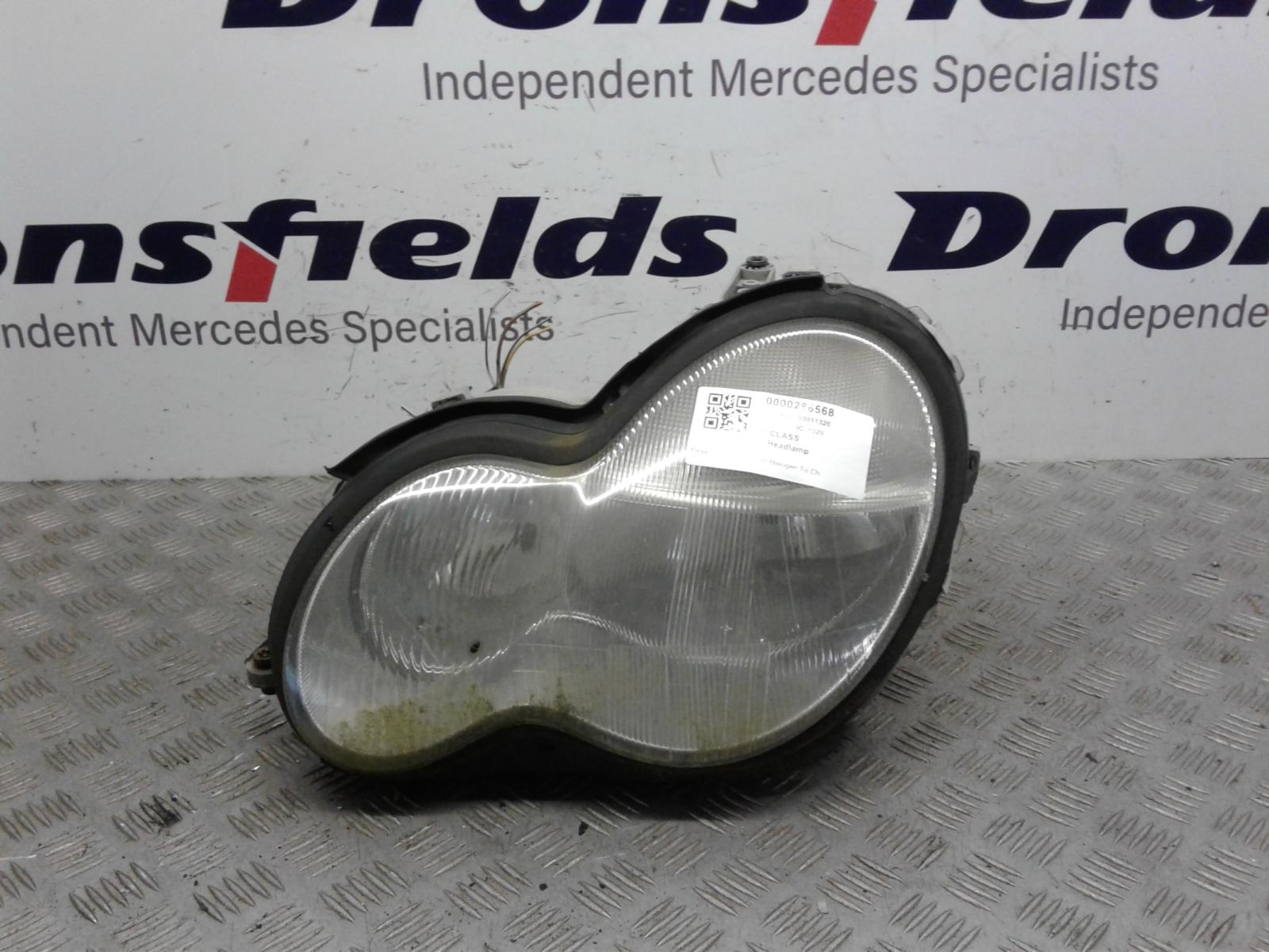 View Auto part L Headlamp Mercedes C Class 2003