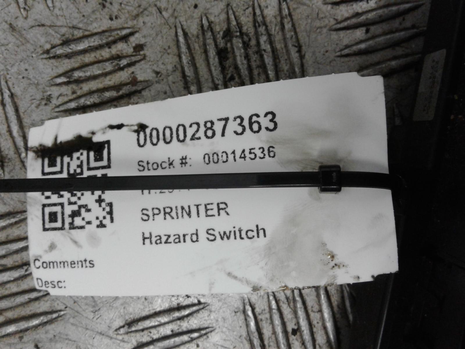 View Auto part Hazard Switch Mercedes Sprinter 2014