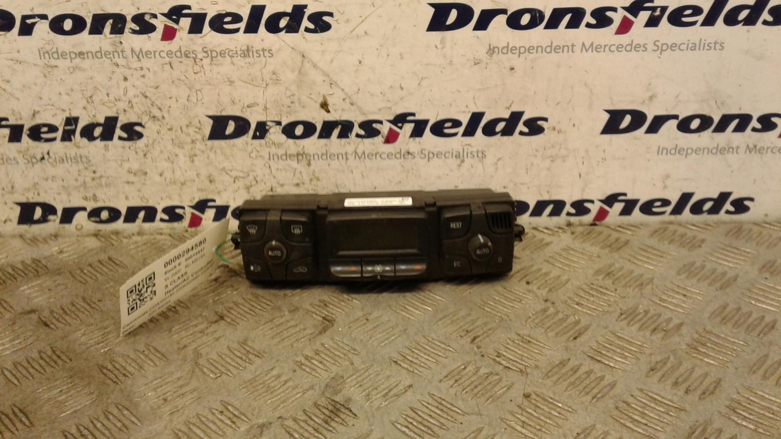 View Auto part Heater/AC Controller Mercedes S Class 2000