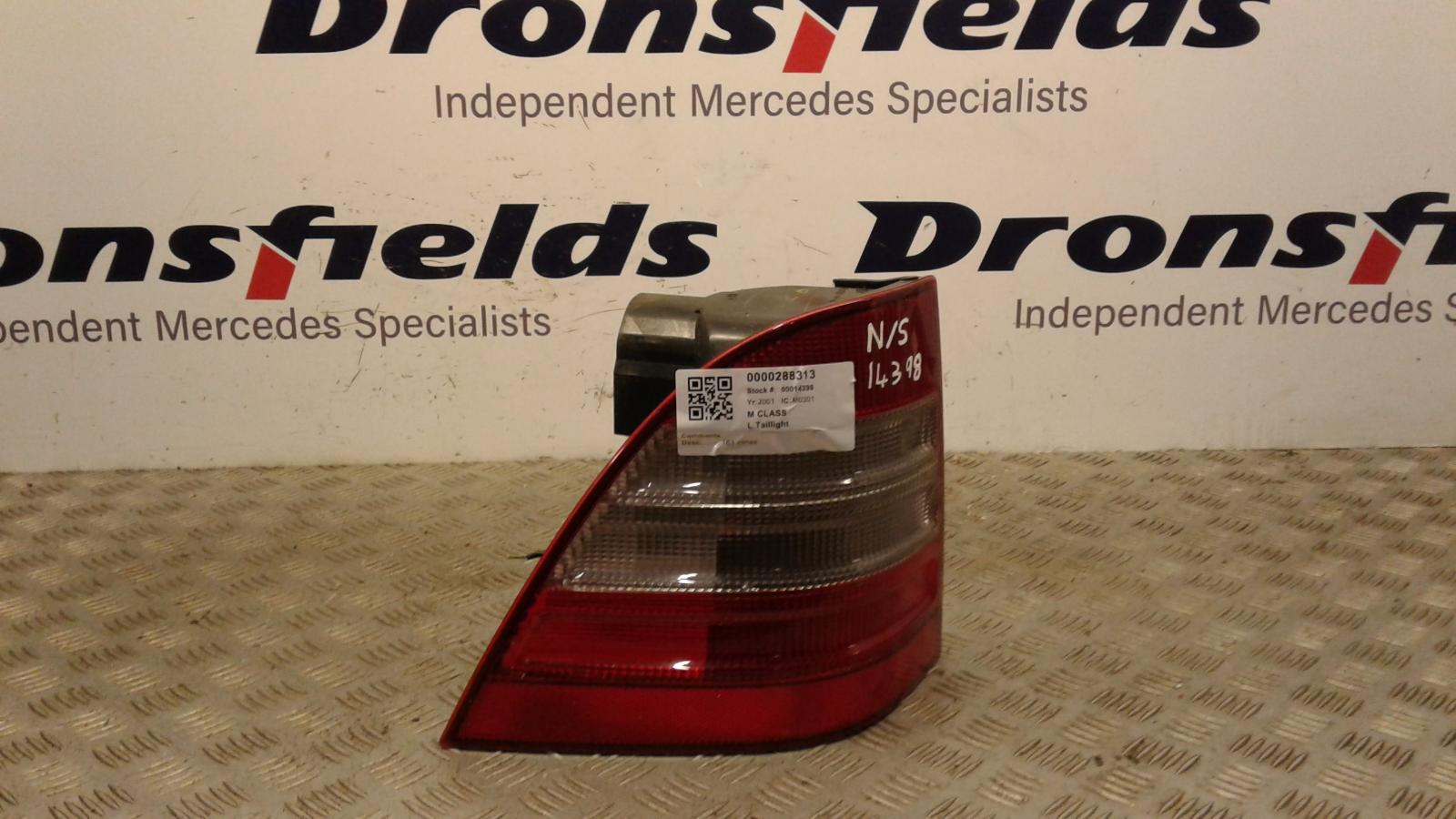 View Auto part L Taillight Mercedes M Class 2001