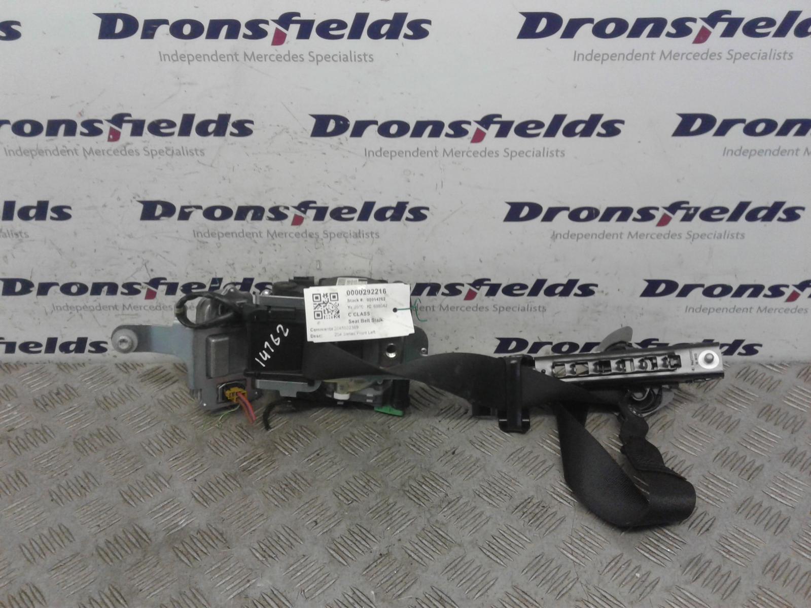 View Auto part Seat Belt Mercedes C Class 2010