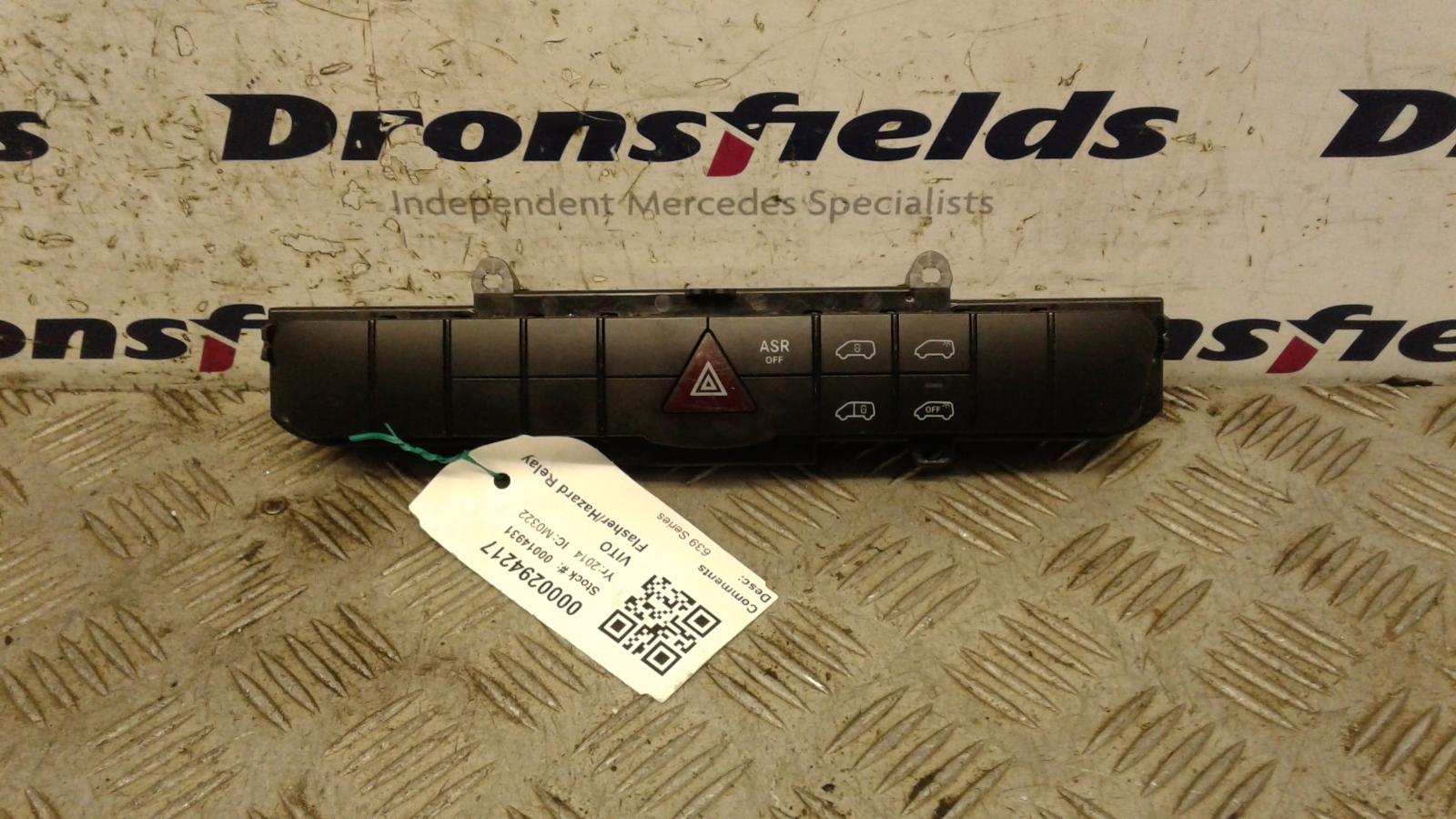 View Auto part Flasher/Hazard Relay Mercedes Vito 2014
