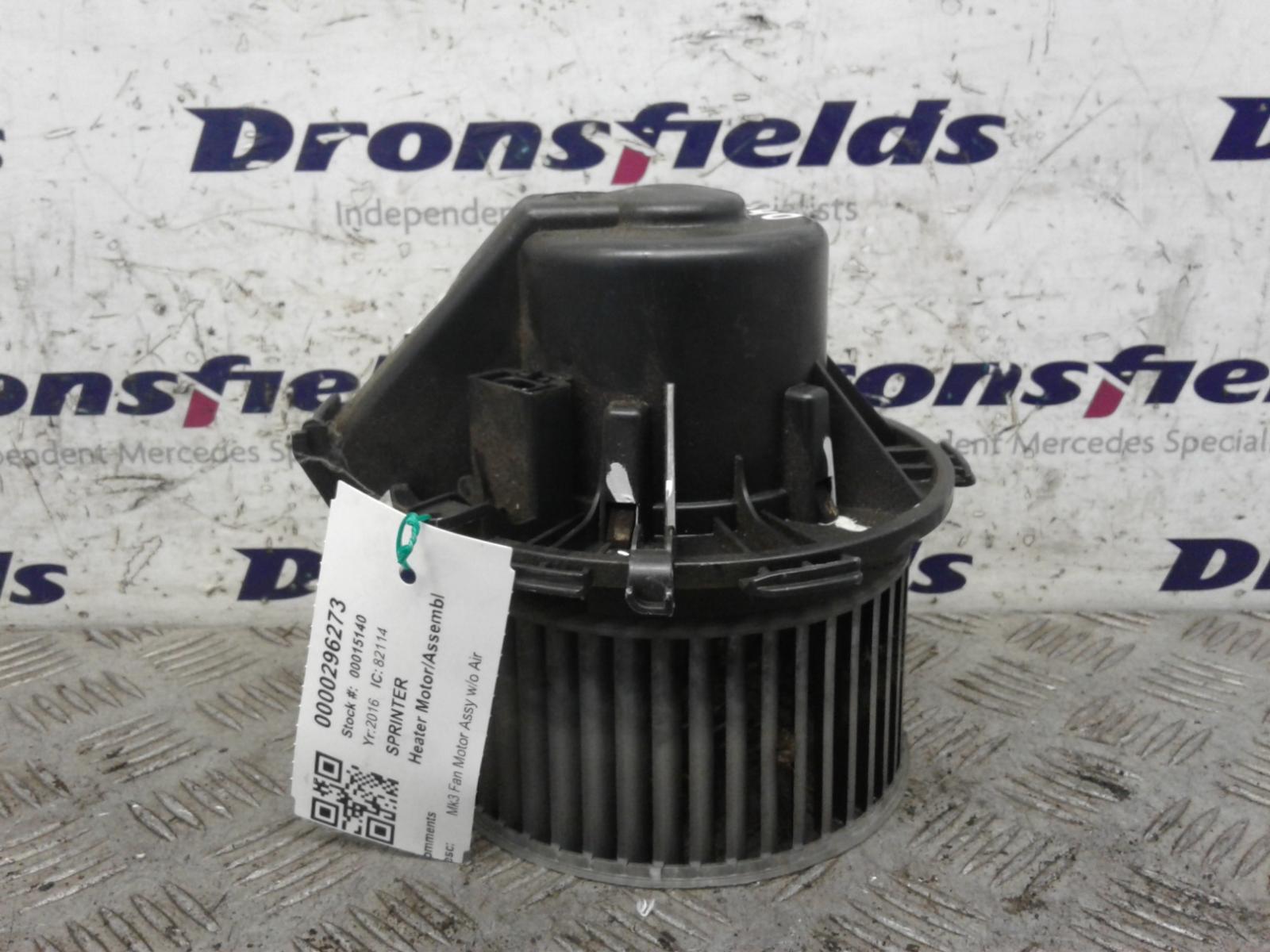 View Auto part Heater Motor/Assembly Mercedes Sprinter 2016