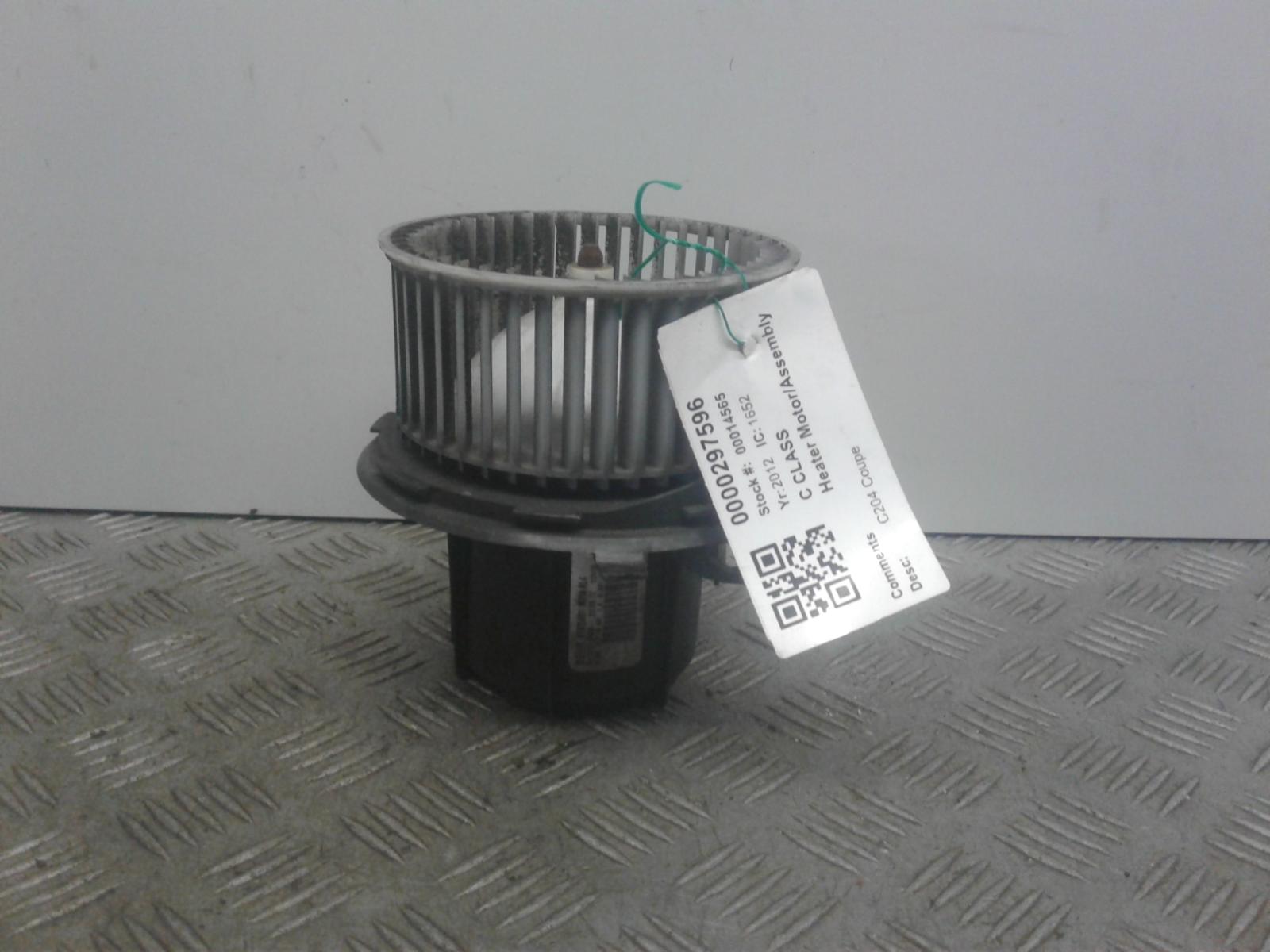 View Auto part Heater Motor/Assembly Mercedes C Class 2012