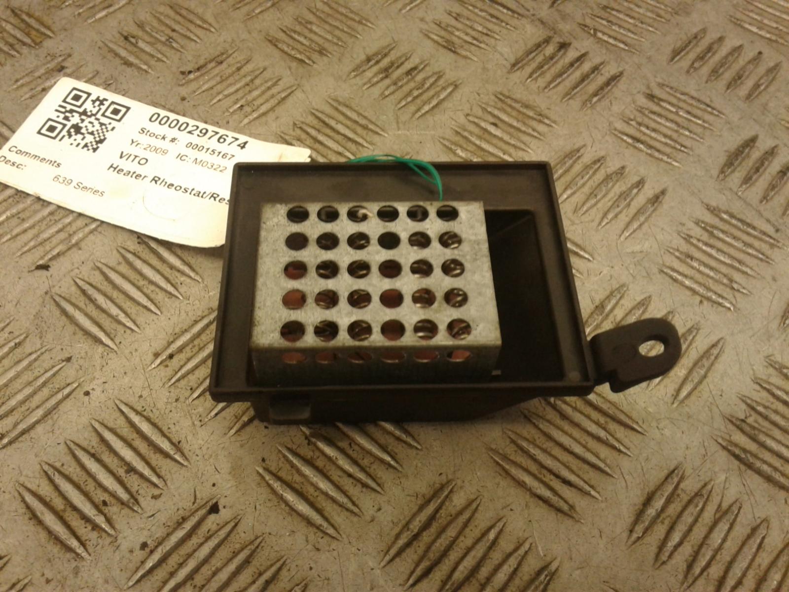 View Auto part Heater Rheostat Mercedes Vito 2009
