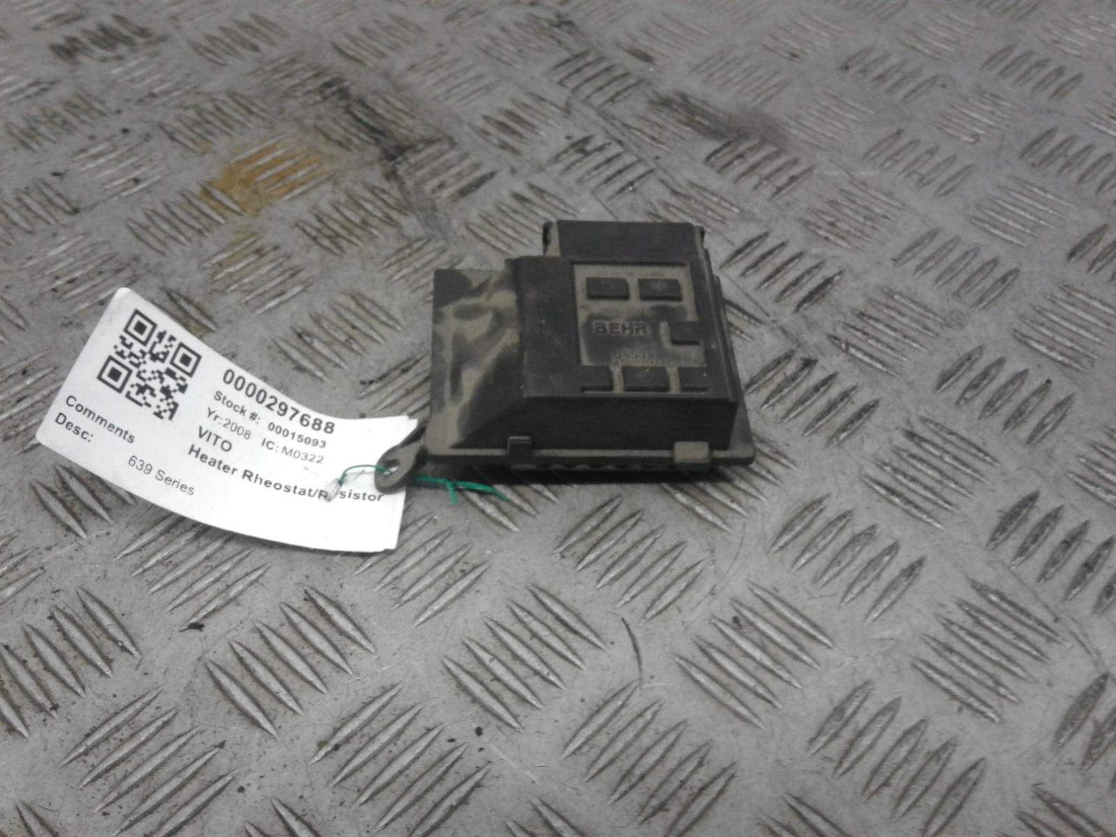 View Auto part Heater Rheostat Mercedes Vito 2008