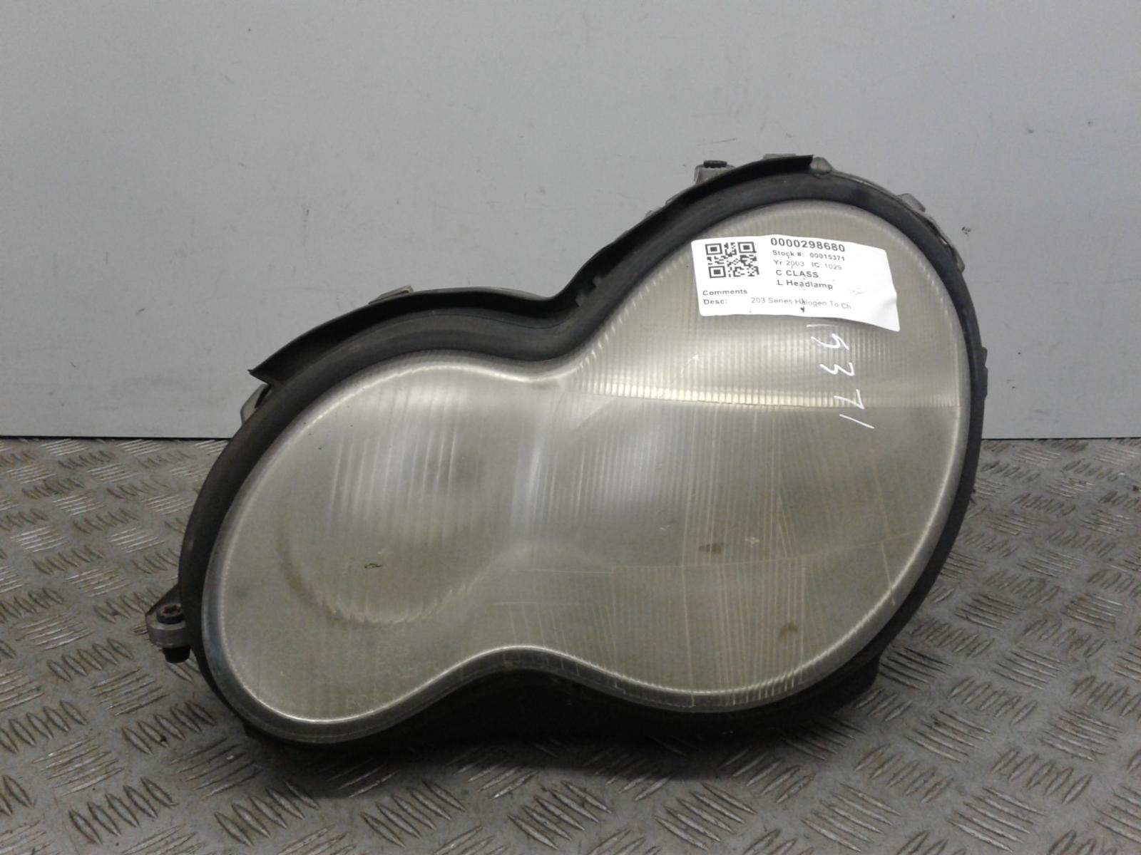 View Auto part L Headlamp Mercedes C Class 2003