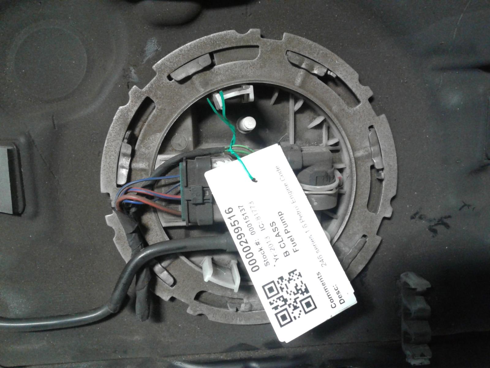 Fuel Pump B Class Mercedes 2013