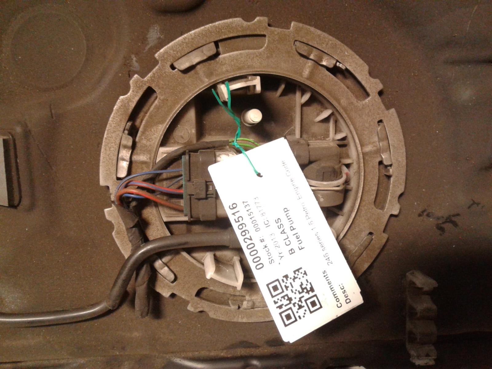 Fuel Pump B Class Mercedes 2013