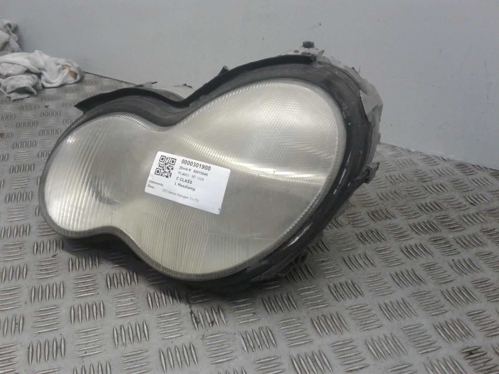 View Auto part L Headlamp Mercedes C Class 2003