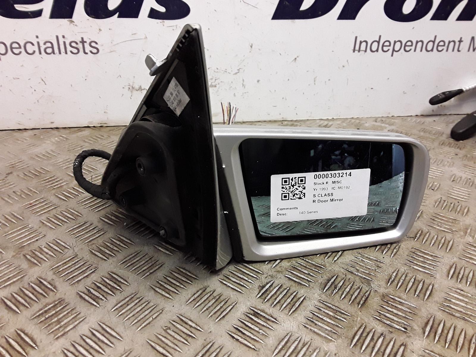 1993 Mercedes S Class R Door Mirror View Auto part R Door Mirror Mercedes S Class 1993
