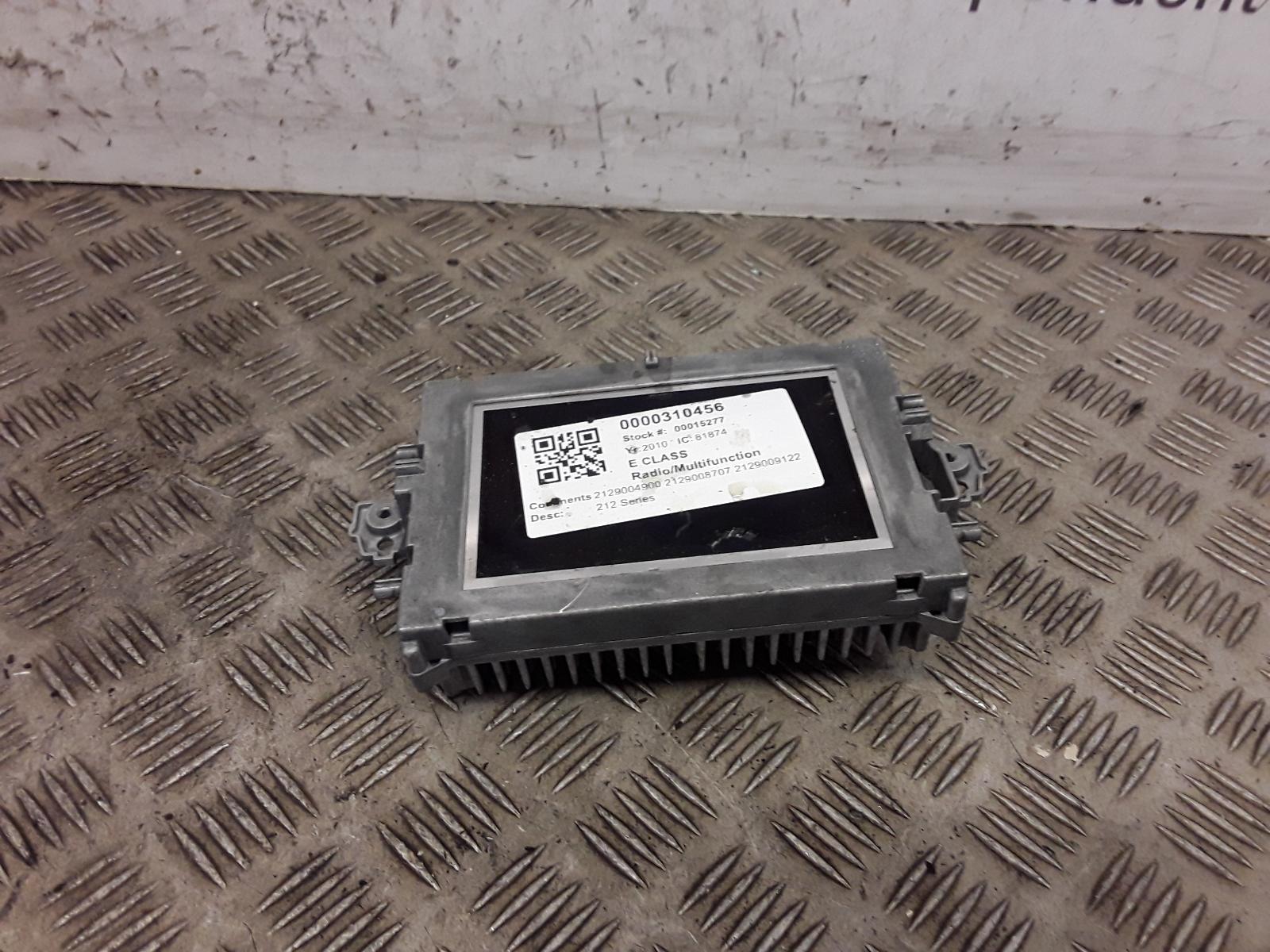 View Auto part Radio Display Mercedes E Class 2010