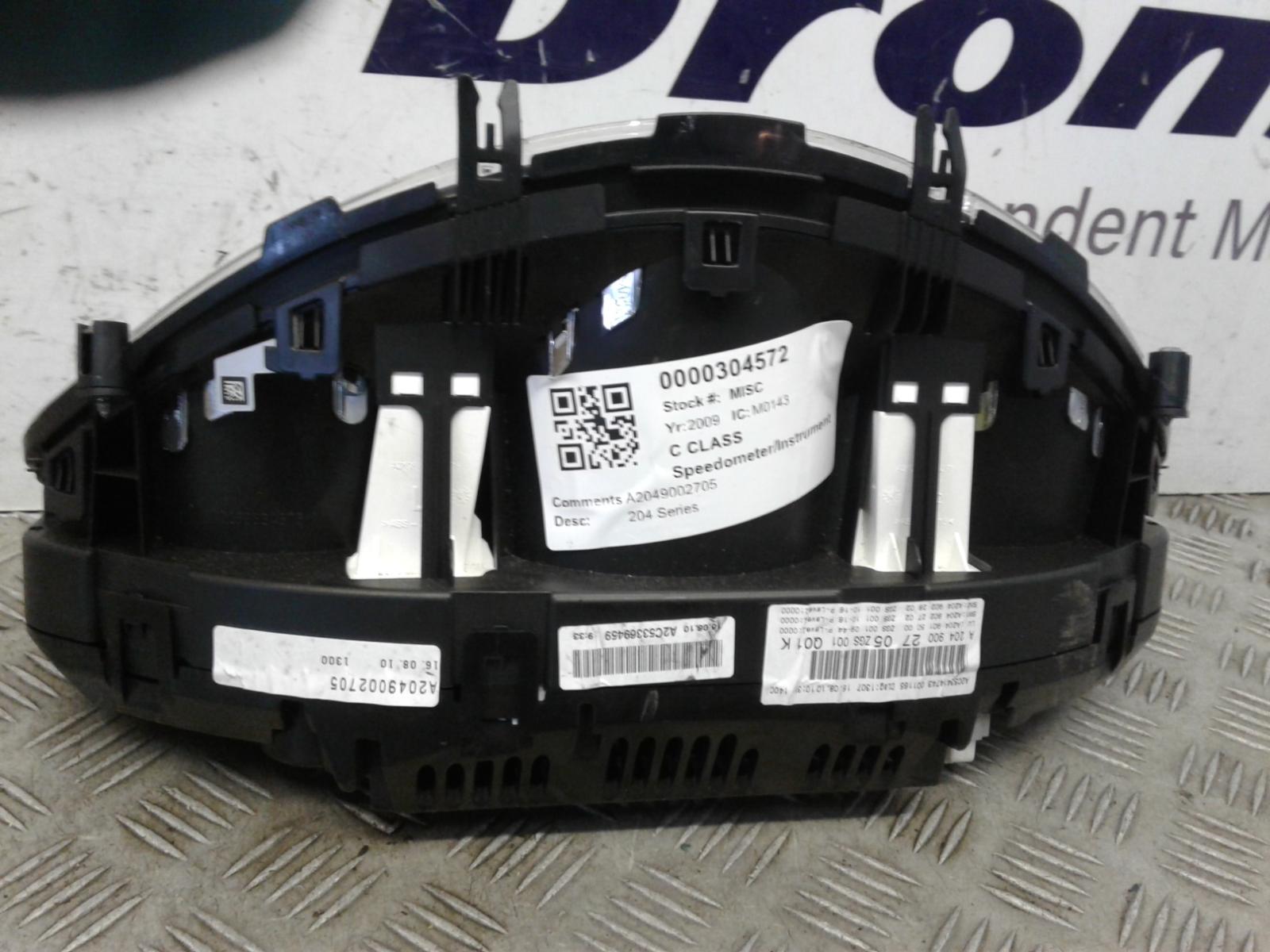 2009 Mercedes C Class Speedometer View Auto part Speedometer Mercedes C Class 2009