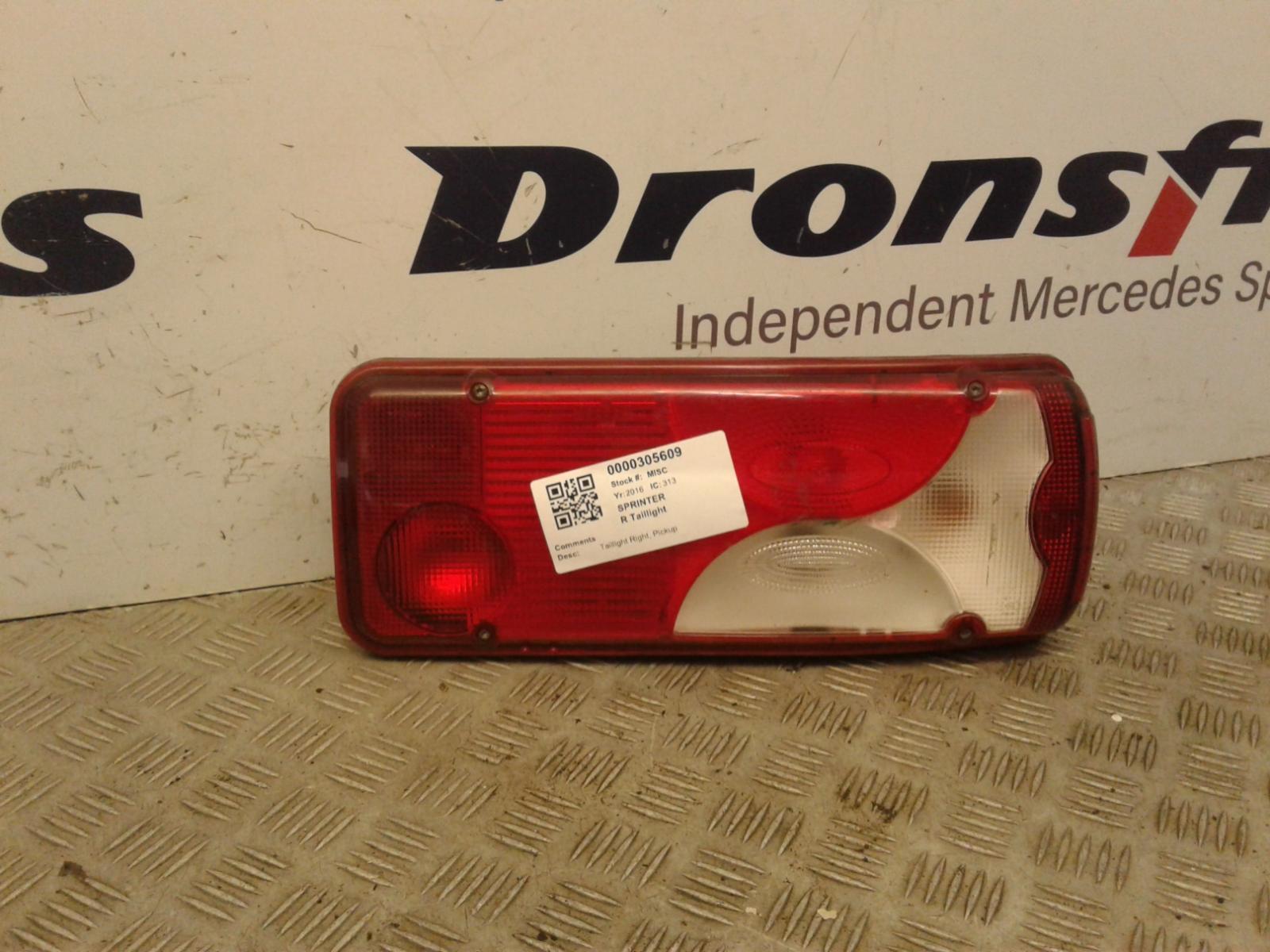 View Auto part R Taillight Mercedes Sprinter 2016