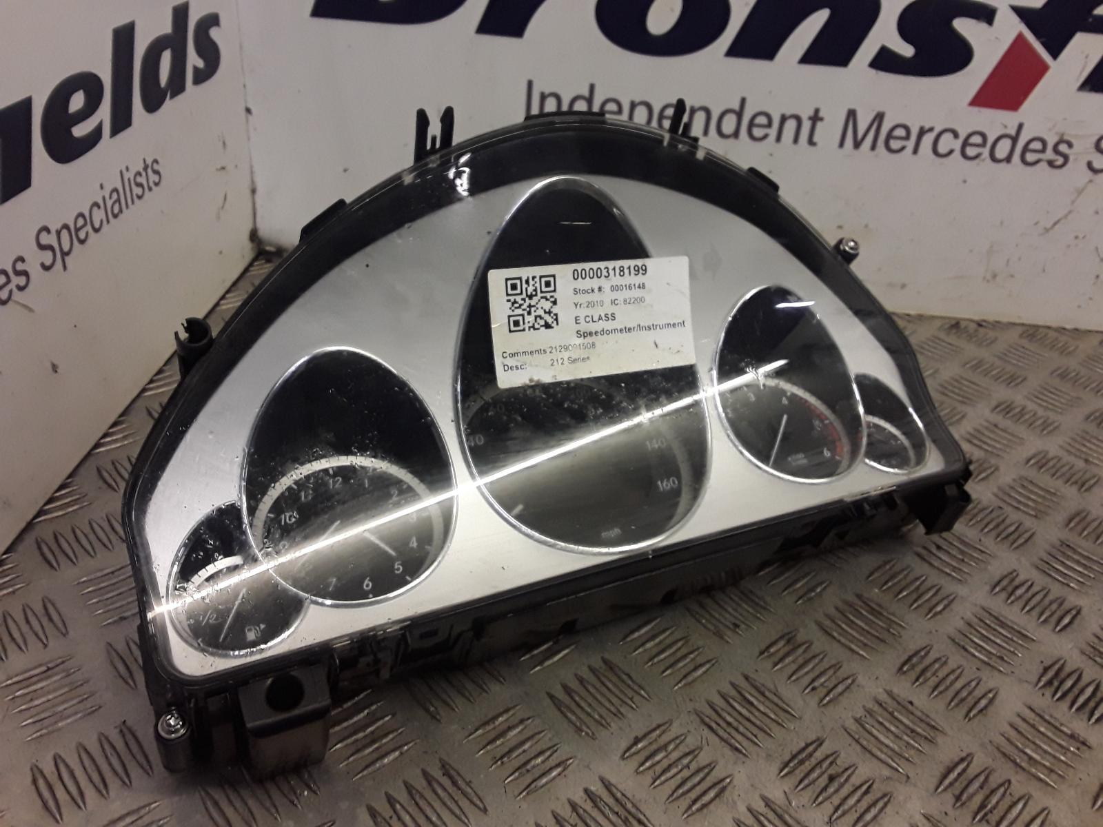 View Auto part Speedometer Mercedes E Class 2010