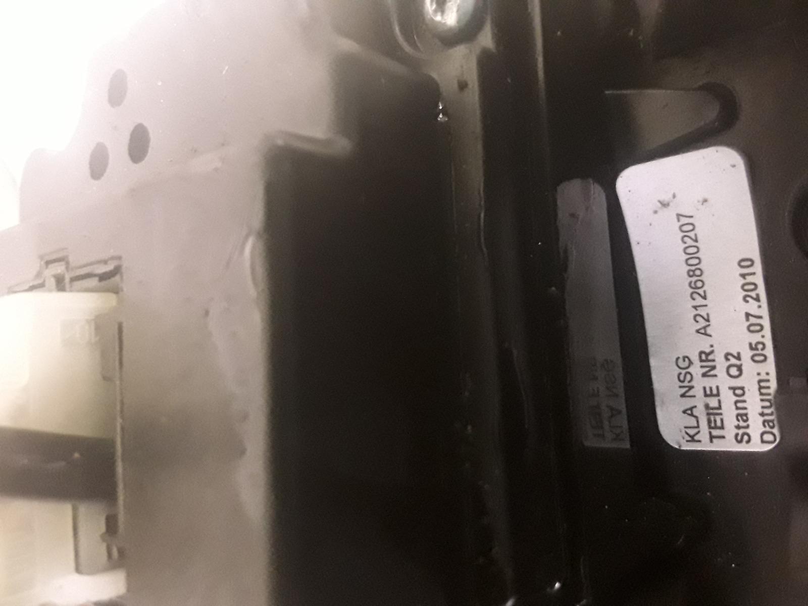 View Auto part Heater/AC Controller Mercedes E Class 2010