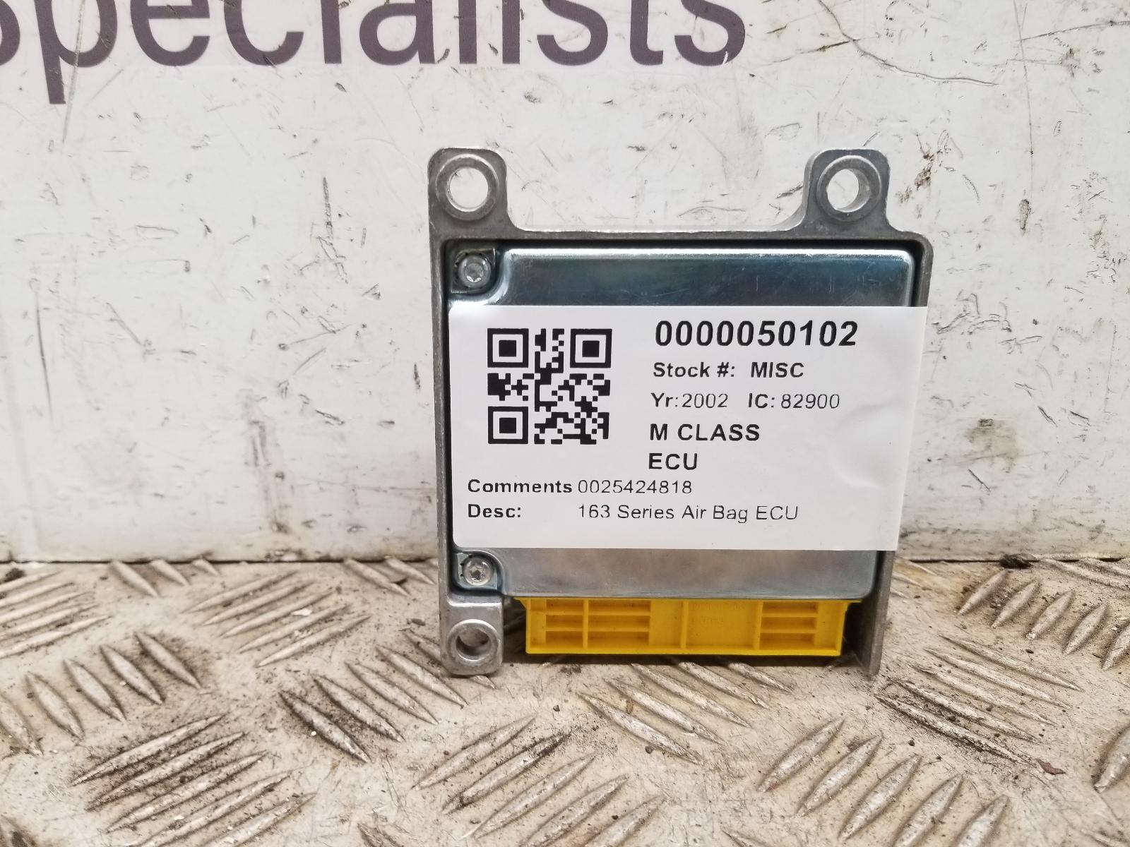 View Auto part ECU Mercedes M Class 2002