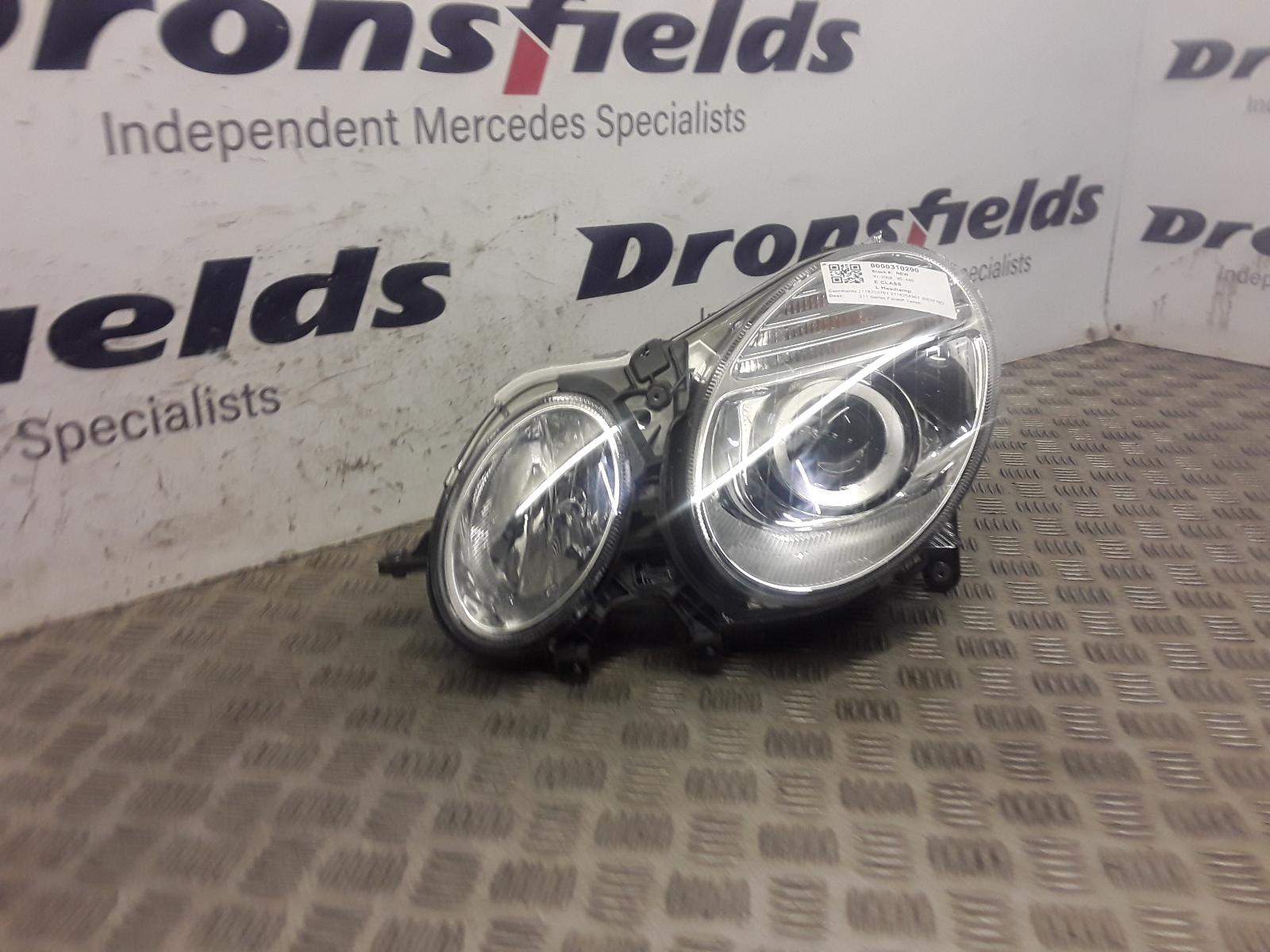 L Headlamp E Class Mercedes 2008