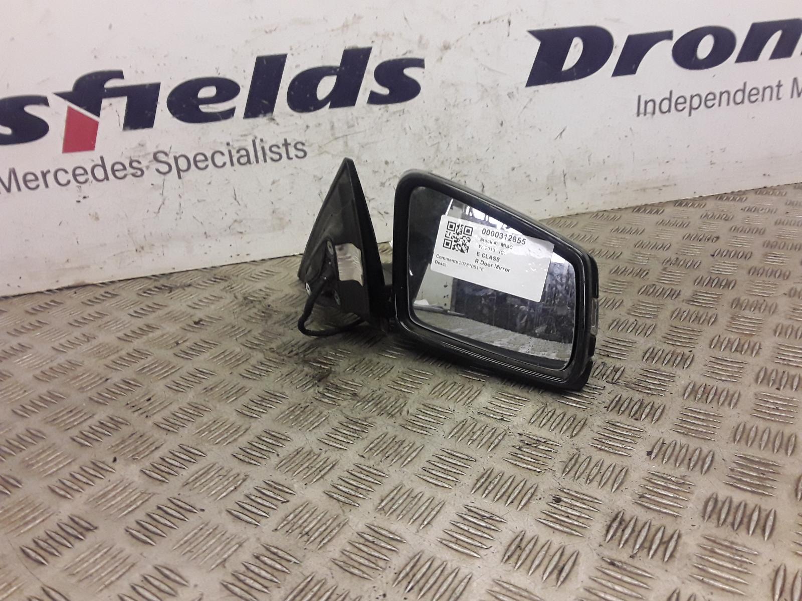 2013 Mercedes E Class R Door Mirror View Auto part R Door Mirror Mercedes E Class 2013