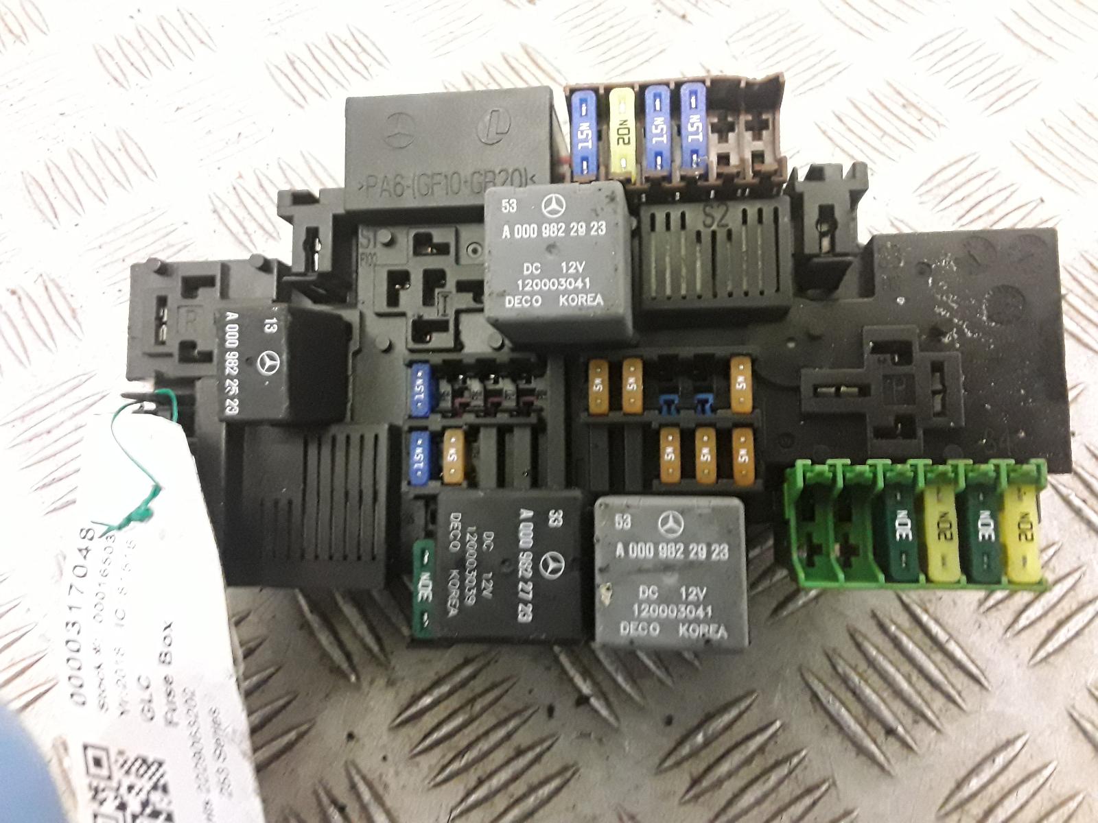 View Auto part Fuse Box Mercedes Glc 2018