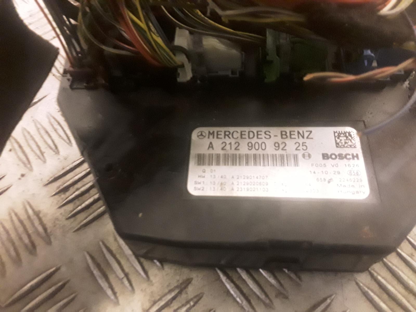 View Auto part Fuse Box Mercedes E Class 2015