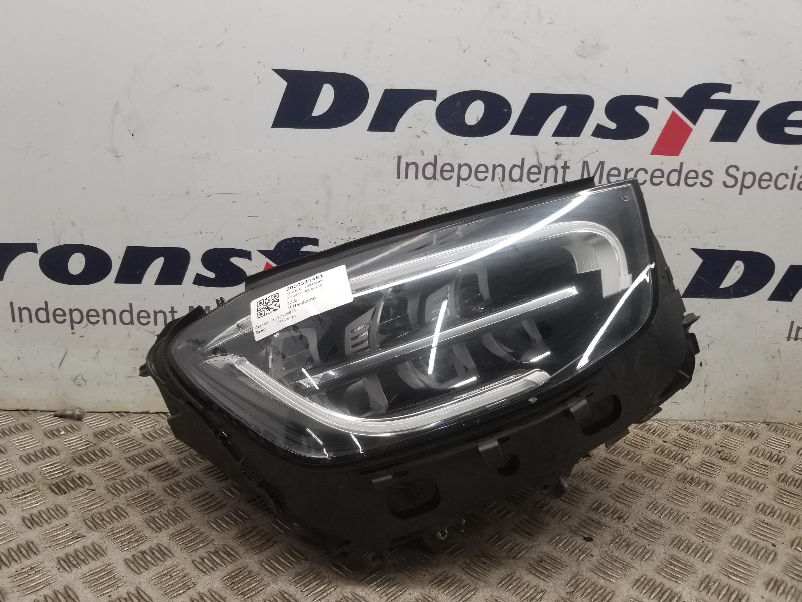 View Auto part R Headlamp Mercedes Glc 2022