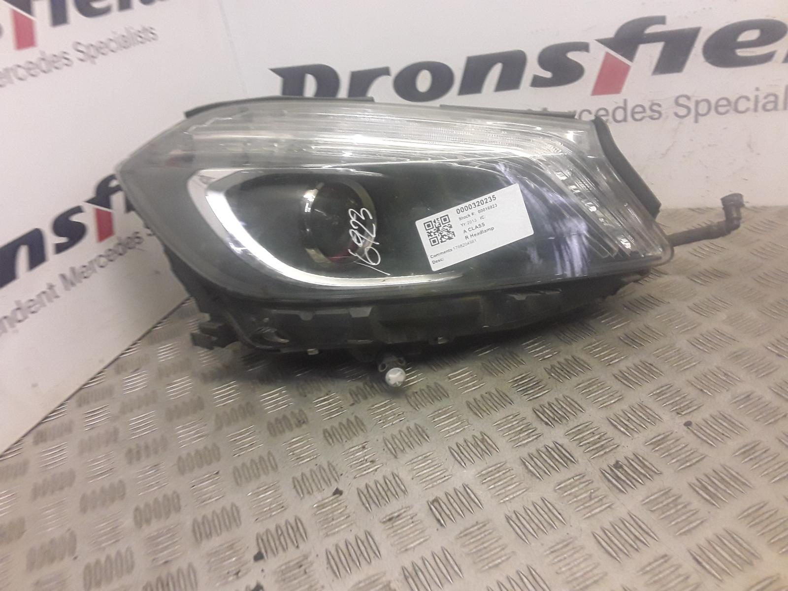 View Auto part R Headlamp Mercedes A Class 2013