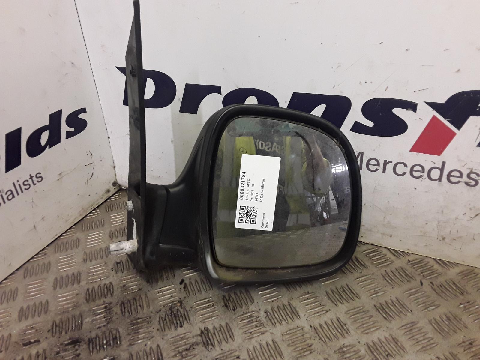 2008 Mercedes Vito R Door Mirror View Auto part R Door Mirror Mercedes Vito 2008